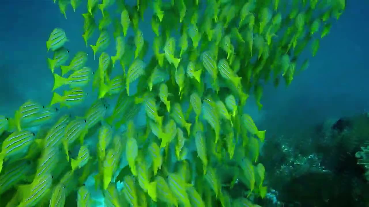Amazing undarewater see life_Royalty free_stock footage