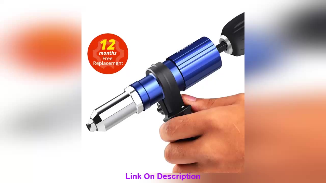 Deal Electric Rivet Gun 2.4mm-4.8mm rivet nut gun drill a