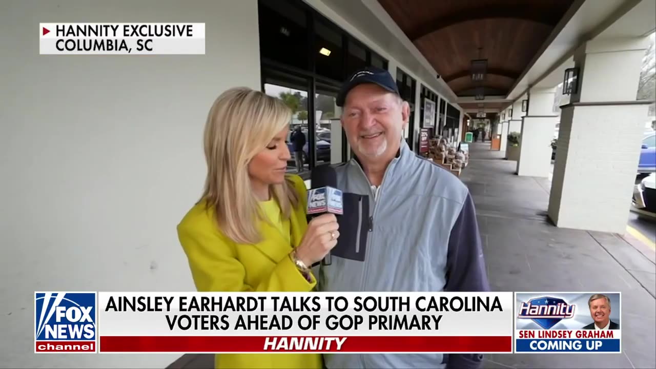 Ainsley Earhardt asks South Carolina voters who they're voting for in GOP primary