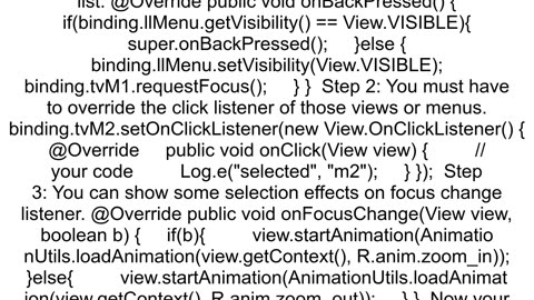 How to move focus from RowsSupportFragment39s row to next layout component