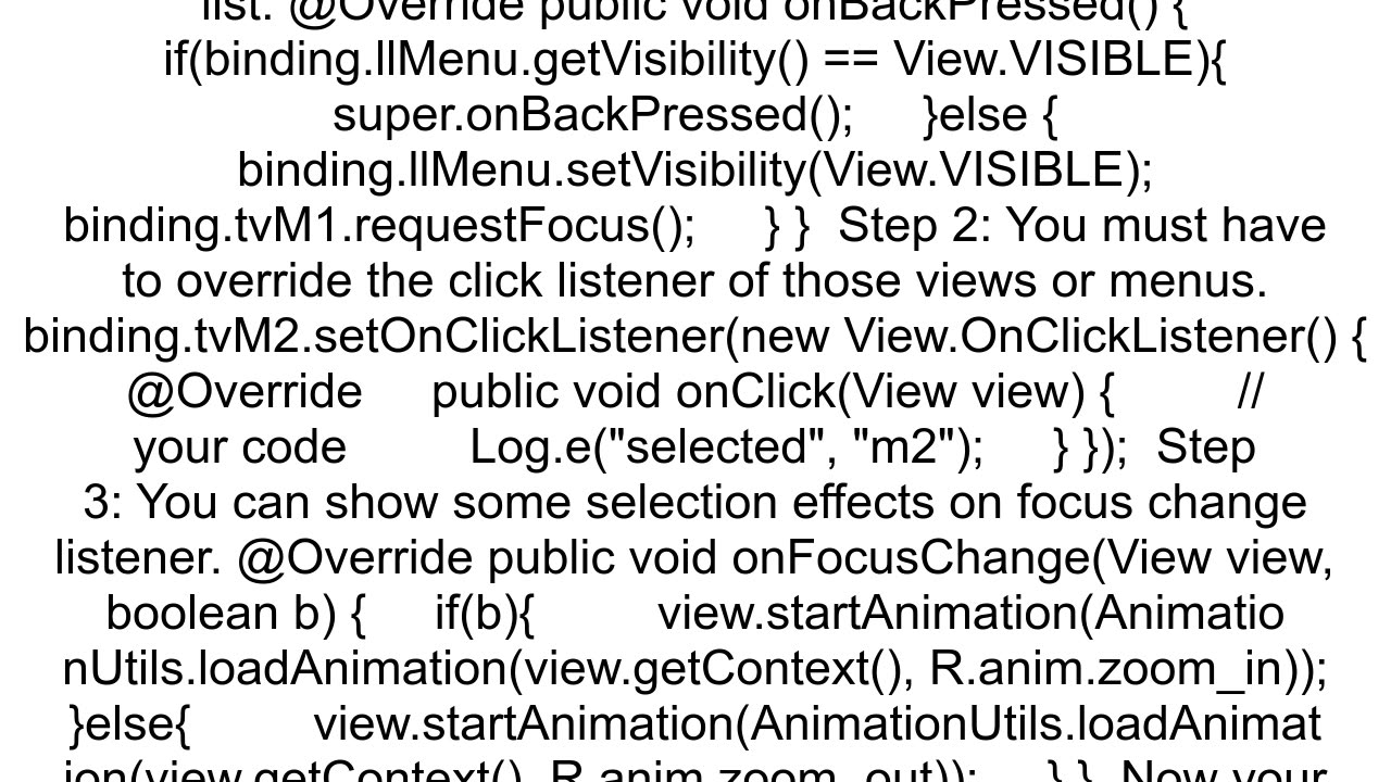 How to move focus from RowsSupportFragment39s row to next layout component