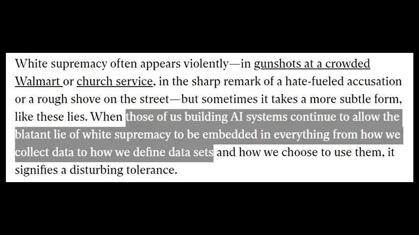 WHY ARTIFICIAL INTELLIGENCE IS ALWAYS 'RACIST'