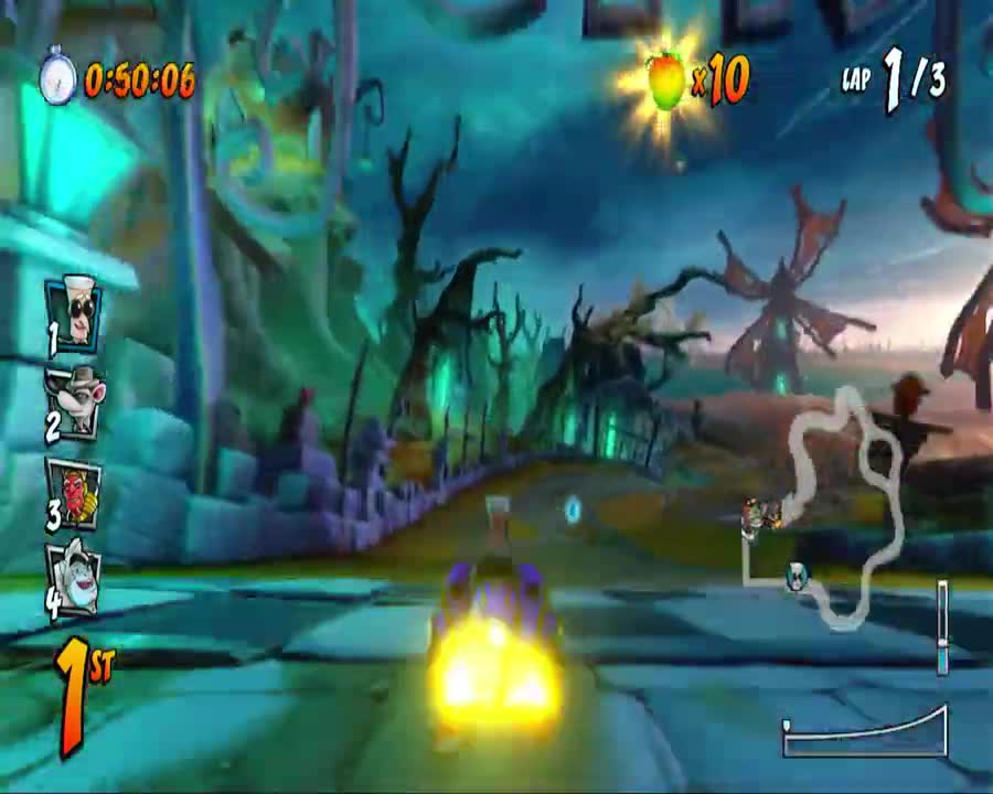 Crash Team Racing Nitro-Fueled - Hacker Lab Assistant Skin Gameplay