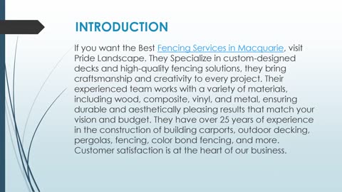 Best Fencing Services in Macquarie