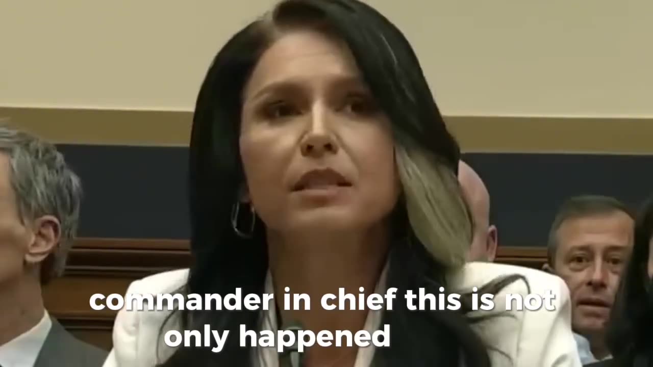 Congress ERUPTS as Tulsi Gabbard speaks on the weaponization of government against free speech