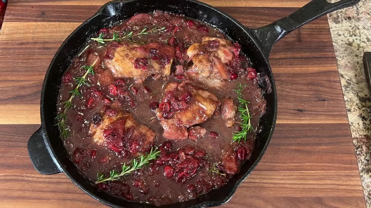 How To Make Cranberry Chicken in 30 minutes!