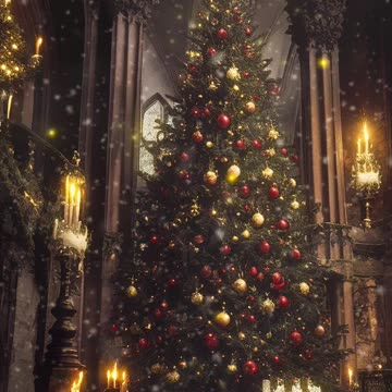 Gorgeous Christmas Tree | Gothic Christmas | AI Art