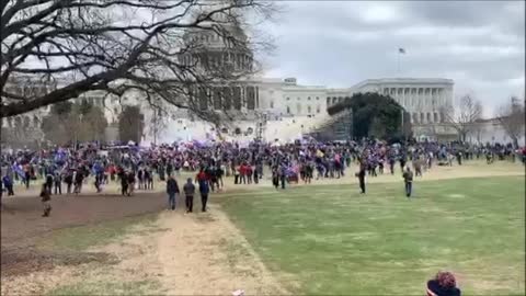 Proud Boys and Ray Epps Storm the Capitol (West Side)