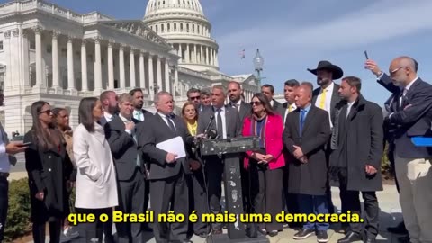 Gustavo Gayer denounces dictatorship in Brazil in US Capitol [BR]