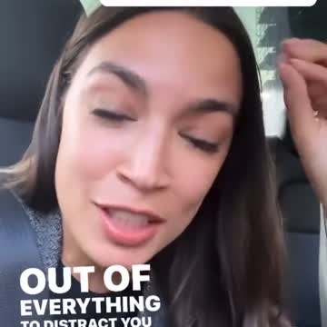 AOC on pretending to be handcuffed