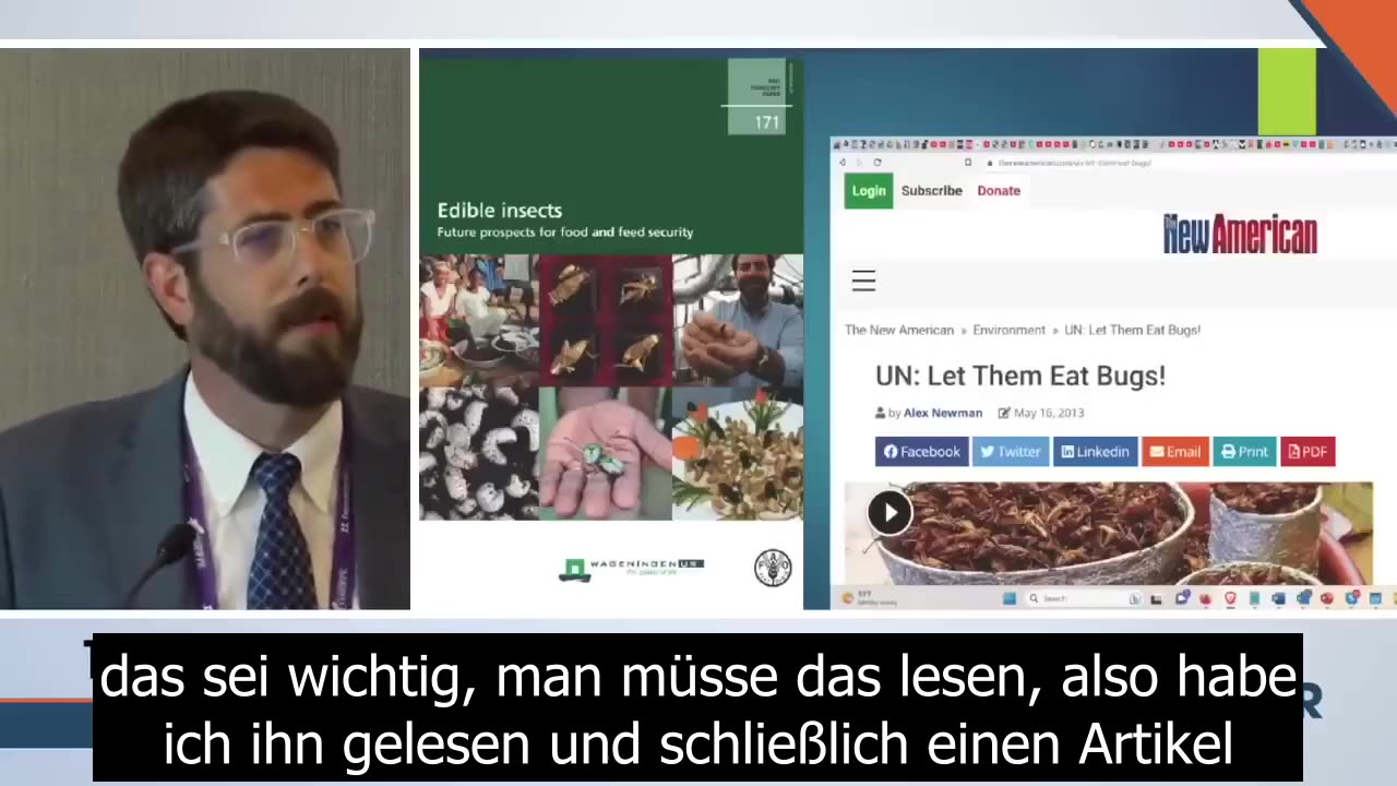 Alex Newman on UN Global war against agriculture!!!