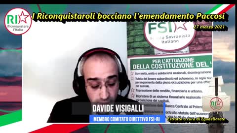 I Riconquistaroli bocciano l'emendamento Paccosi