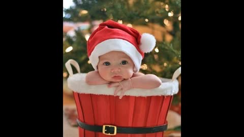 Chrismash baby photoshoot