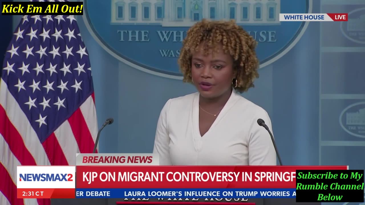 Karrine Jean-Pierre Blows Up at James Rosen Over Immigrant Community Question