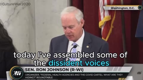 1. ♦️ Ron Johnson ♦️ Opening Statement ♦️