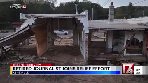 October 9, 2024 - Retired Asheville Anchor/Reporter Frank Kracher Aids in Helene Relief Efforts