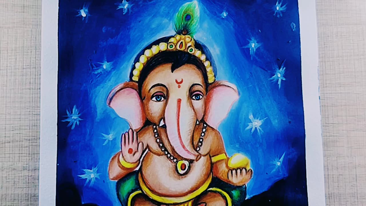 Ganesh ji drawing