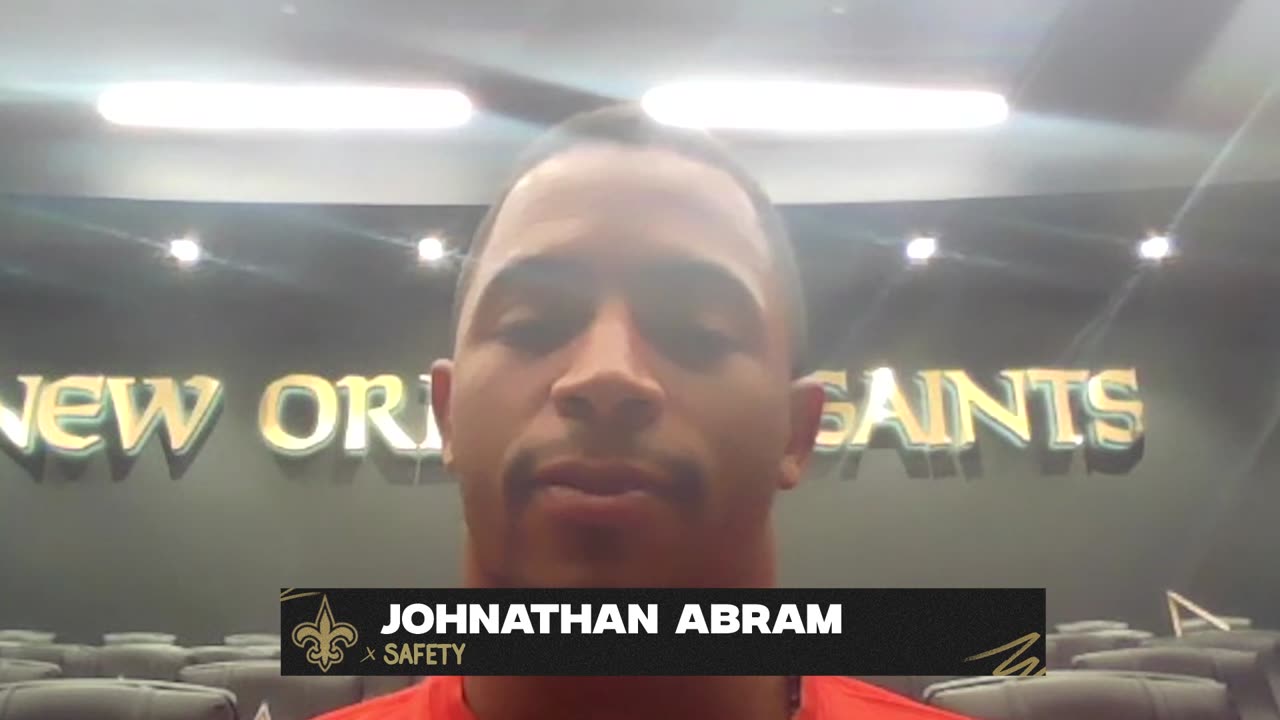 Saints S Johnathan Abram talks staying near home, free agency additions | New Orleans Saints