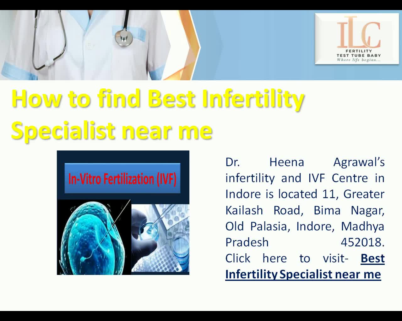 Who needs an In-Vitro Fertilization - IVF Centre in Indore