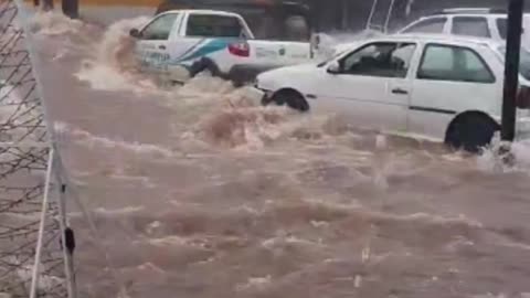 the city of São Carlos was flooded