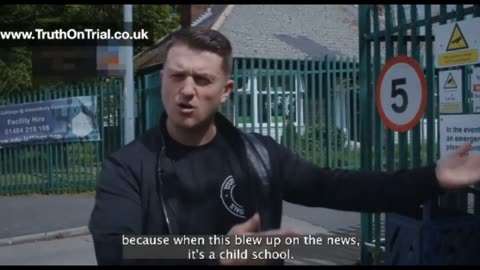 The video Tommy Robinson got arrested for