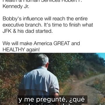 La salud de los estadounidenses es fundamental para que Estados Unidos vuelva a ser grande.