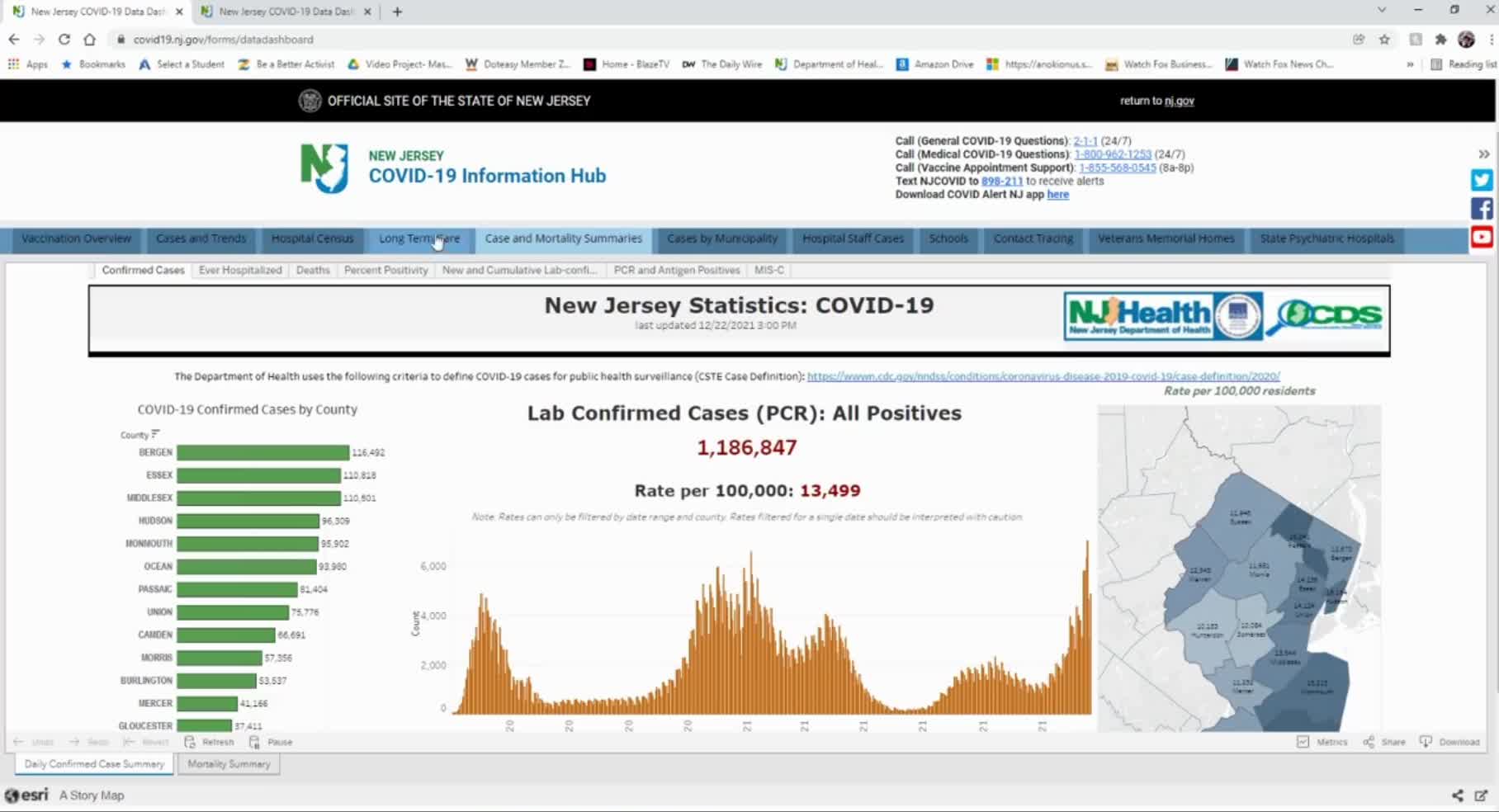 New Jersey Statistician Takes Us Through the State COVID Information Hub