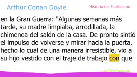 Arthur Conan Doyle - Historia del Espiritismo 4/5