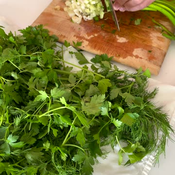 لذت دیدن خورد کردن سبزی در ویدیویی که طعم و رنگ خوش‌بوی سبزی‌ها را به تصویر می‌کشد!