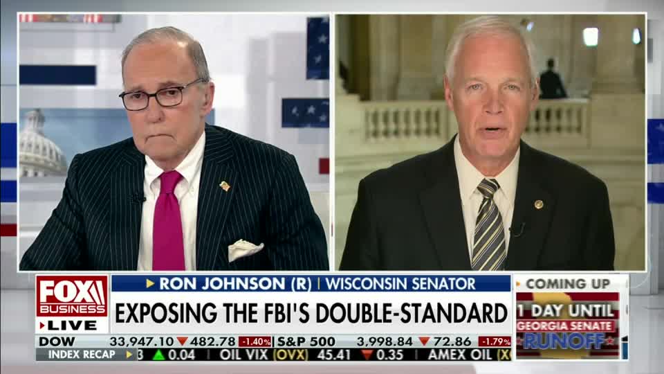 Senator Johnson on Kudlow 12.5