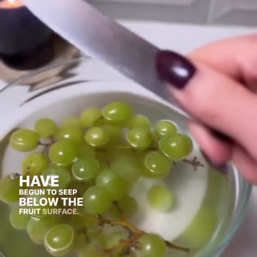 Do not eat Apples and Grapes uncleaned