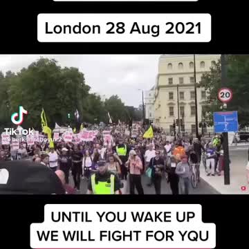 LONDON MARCH FOR MEDICAL FREEDOM AUG 28 2021