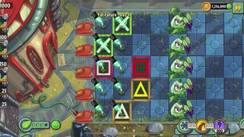 Plants vs Zombies 2 Far Future - Day 11