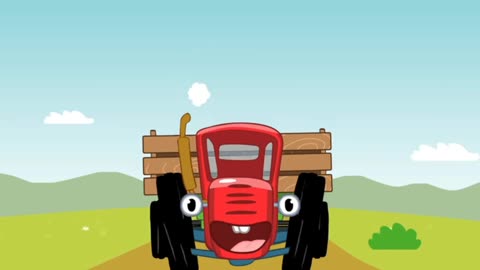 Blue tractor with Rammstein / Синий трактор под Rammstein