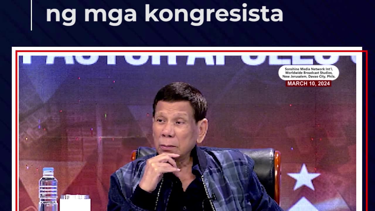 FPRRD, nagbigay ng payo upang buksan ng COA ang book of accounts ng mga kongresista