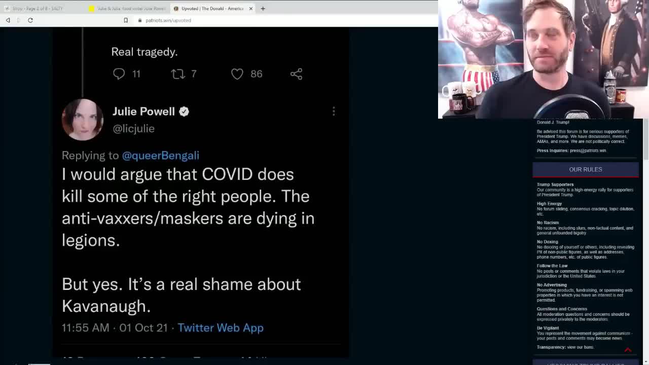 Salty Cracker This woman Wished death upon Anti vaxxers guess what??