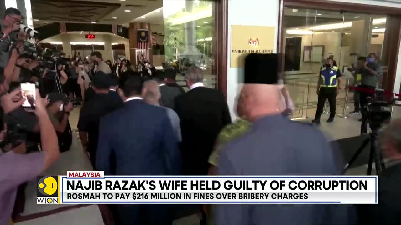 Malaysia's former PM Najib Razak's wife gets 10 years jail for corruption| Latest English News| WION