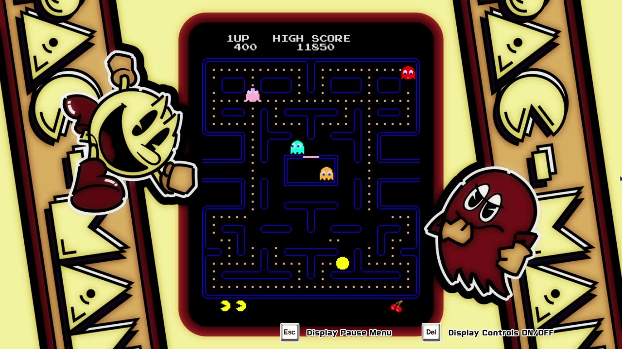 PAC-MAN RETRO GAMEPLAY
