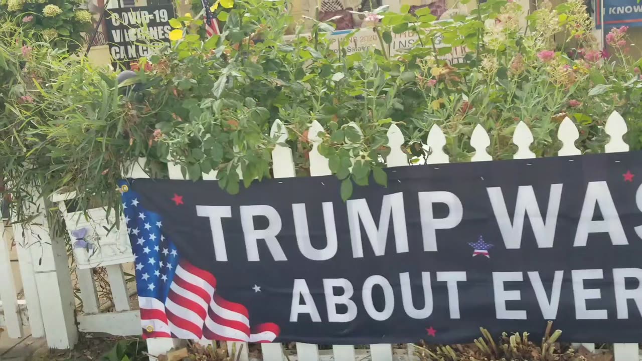 Sneek Peek #1: People Going By The Trump House