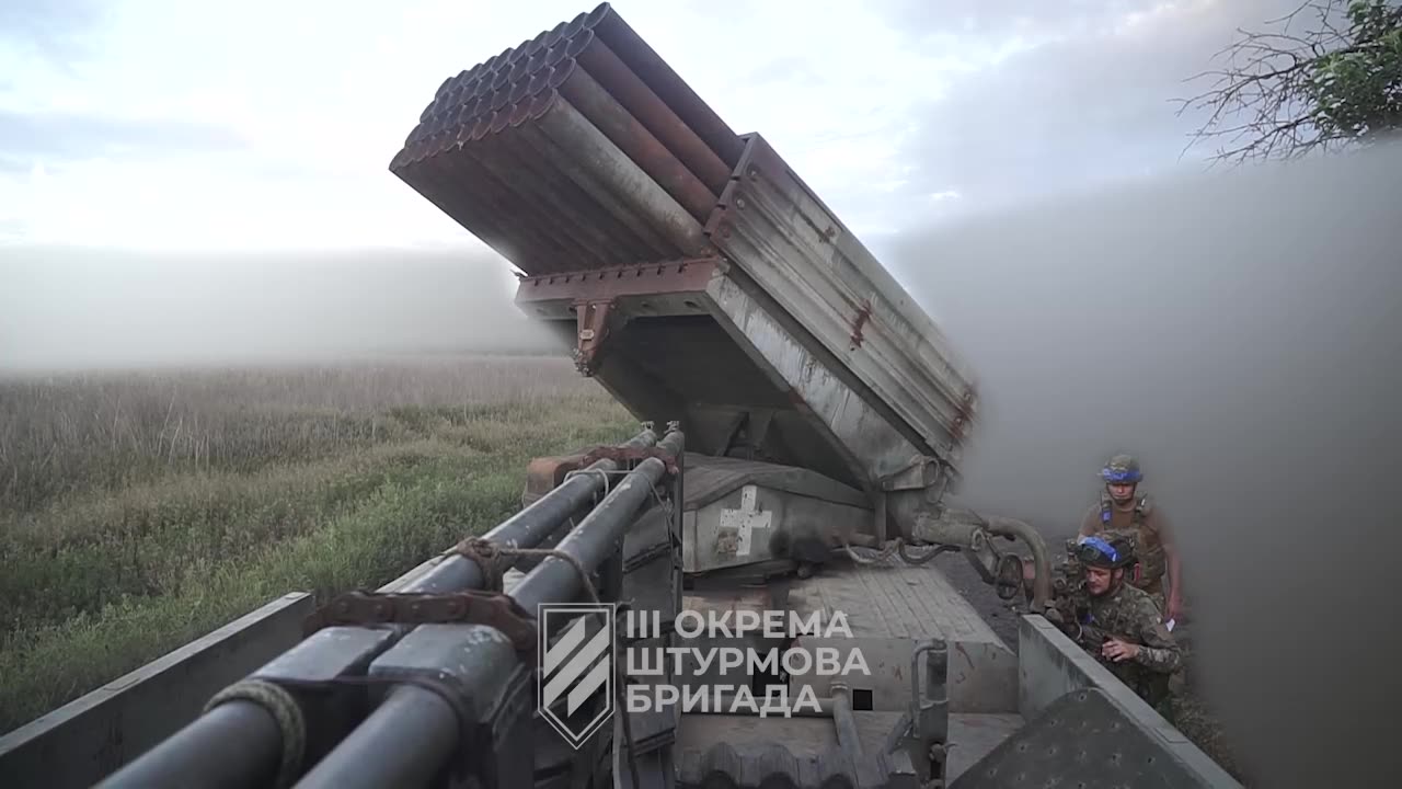 Riding with Ukrainian Grad Crew