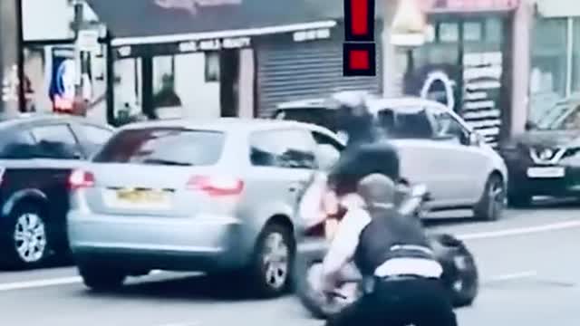 That was so close. What's with the flat tire