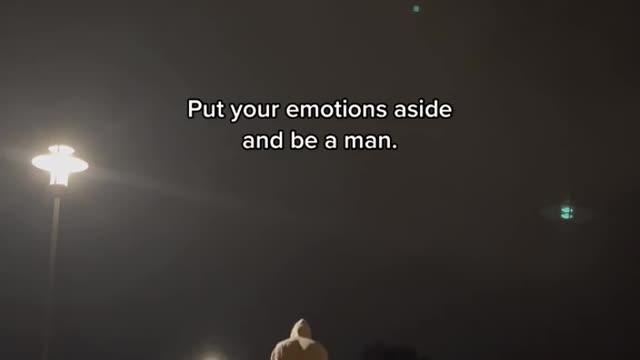 be a man