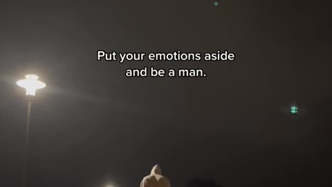 be a man