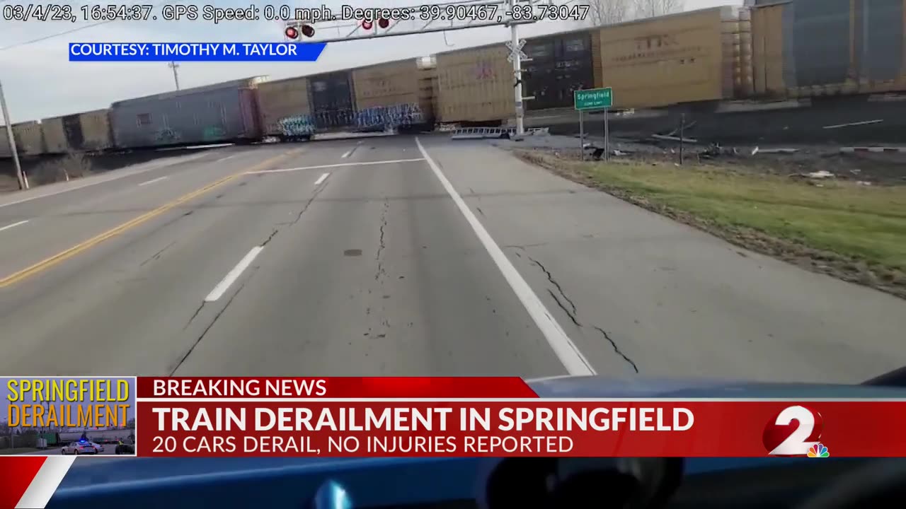 HCNN - BREAKING Norfolk Southern train derails in Springfield