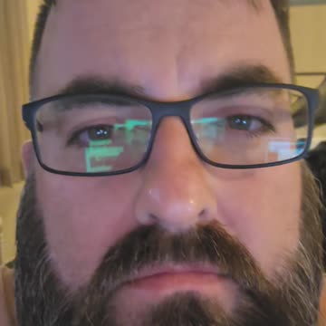 Shower hair on beard man