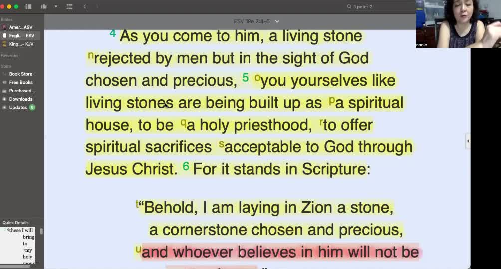 Bible Study on Jesus the Cornerstone and His Holy people