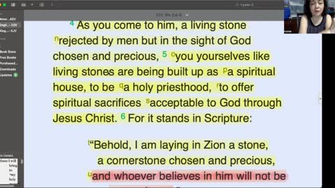 Bible Study on Jesus the Cornerstone and His Holy people