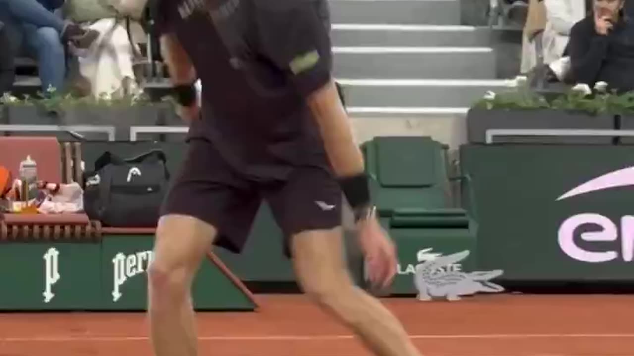 Andrey Rublev at Roland-Garros in May