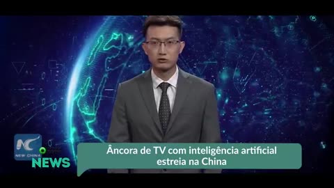 Âncora de TV com inteligência artificial estreia na China. Há 4 anos...