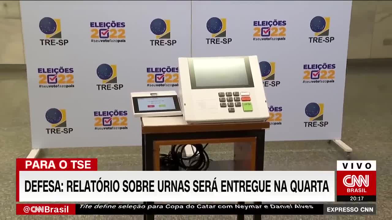 Defesa diz que relatório das Forças Armadas sobre urnas será entregue ao TSE no dia 9 | EXPRESSO CNN